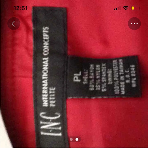 INC red ruffle jacket - Picture 2 of 2